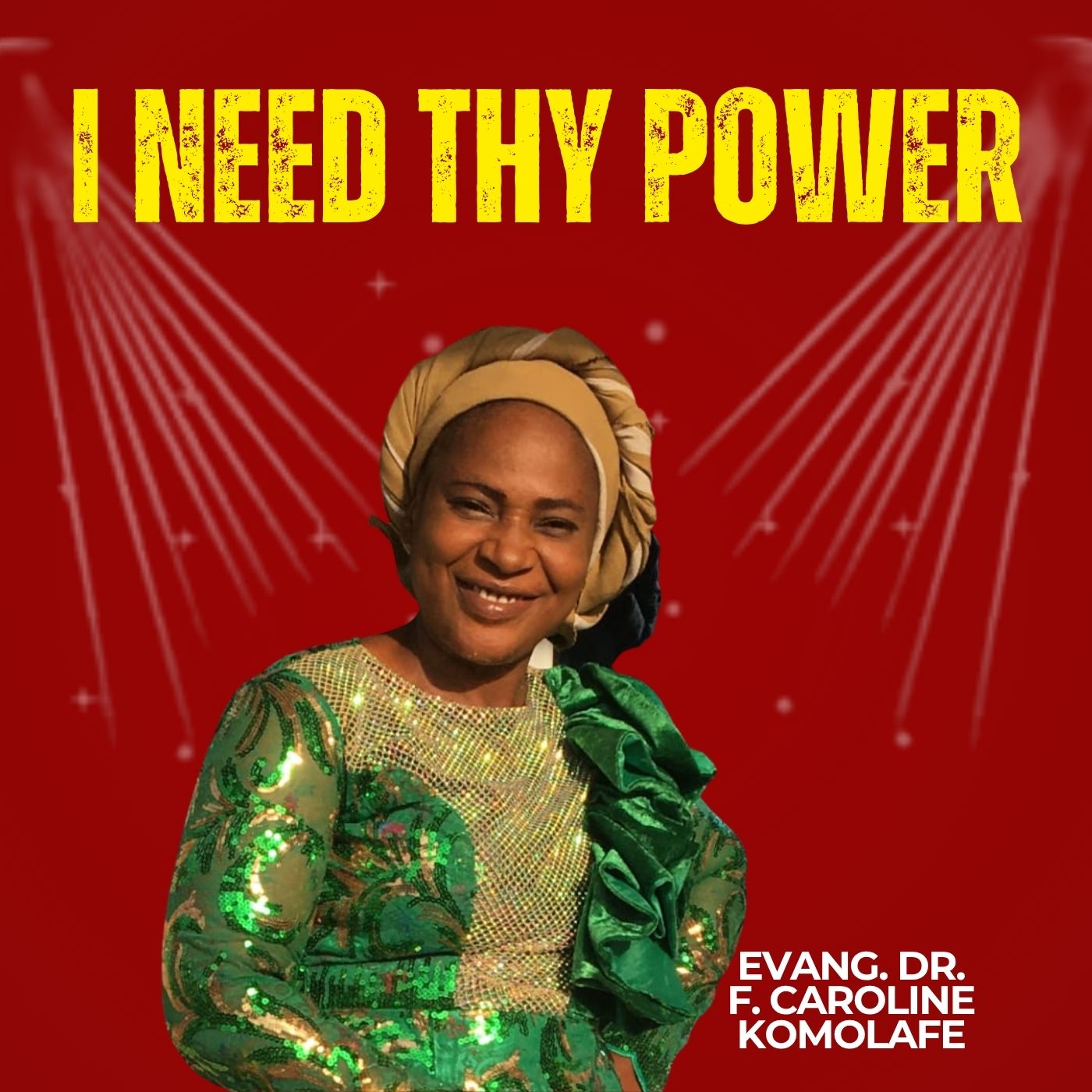 I need thy power cover art